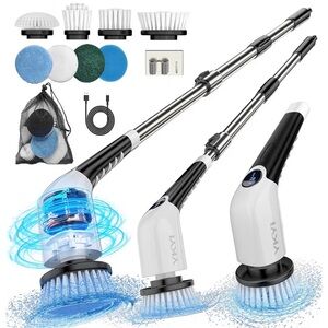 Electric Spin Scrubber,Cordless Cleaning Brush,Shower Cleaning Brush